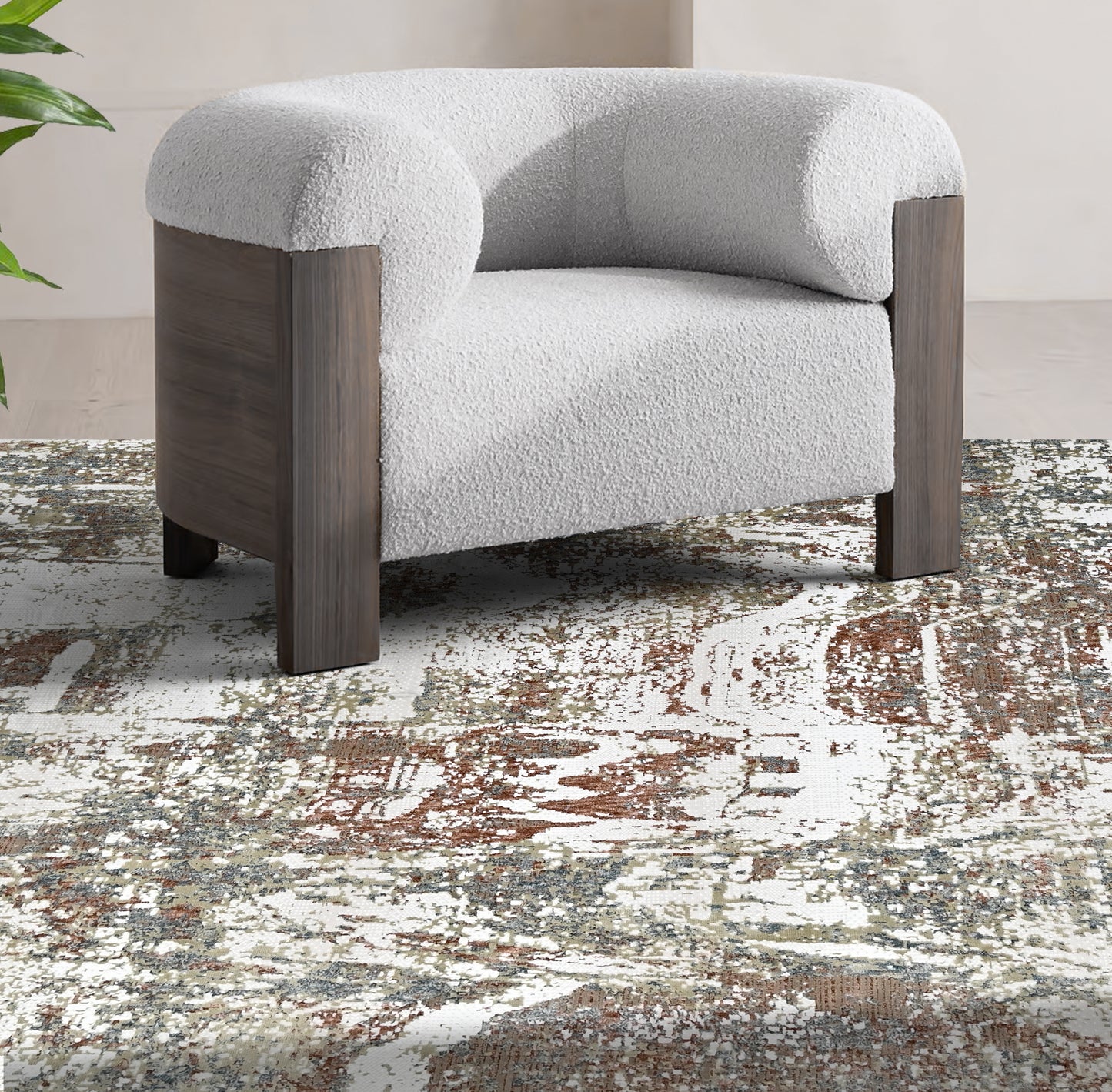 Canyon Veil Powerloom Rug (CSR3 10-Rust)
