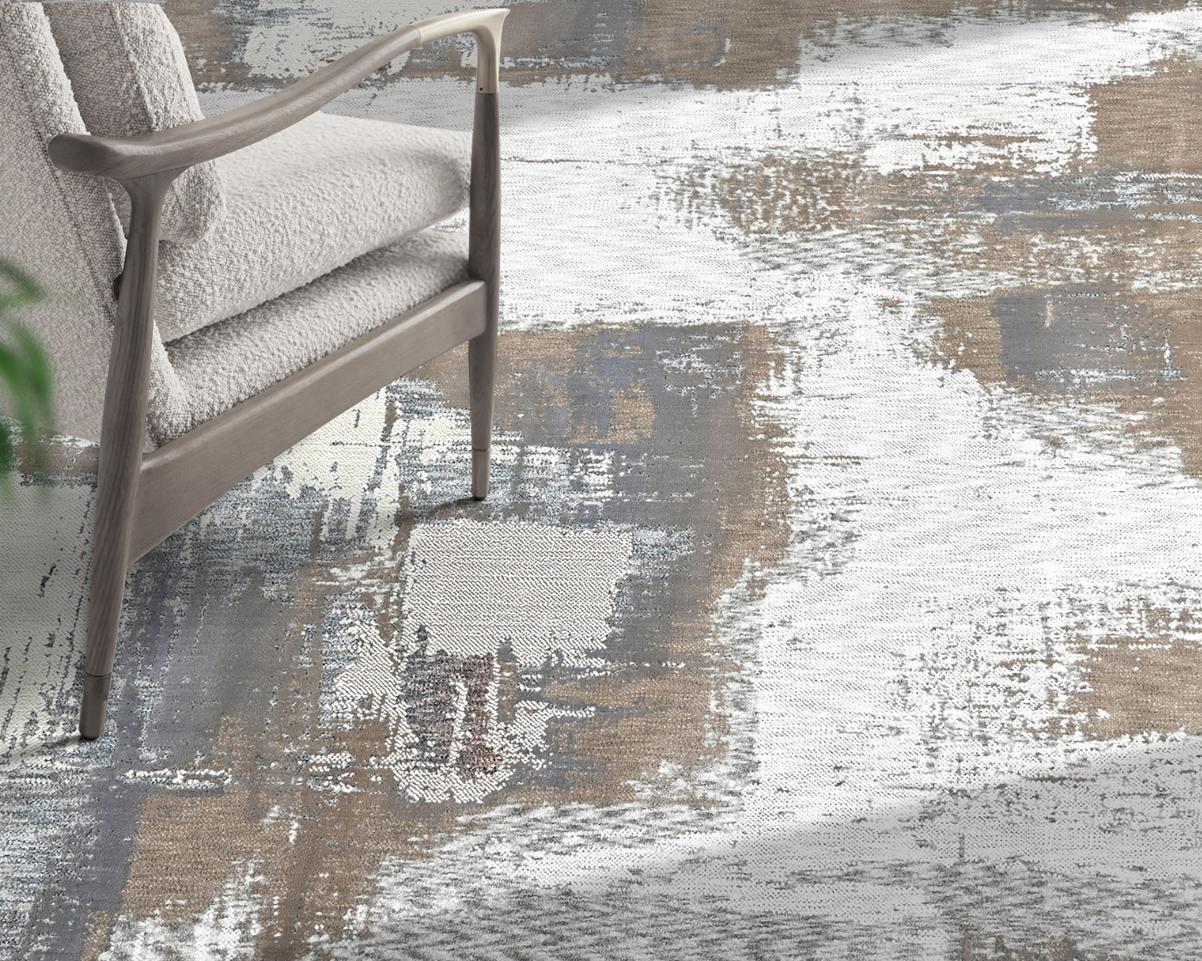 Terracotta Mirage Powerloom Rug (CSR5 10-Brown)
