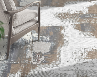 Terracotta Mirage Powerloom Rug (CSR5 10-Brown)