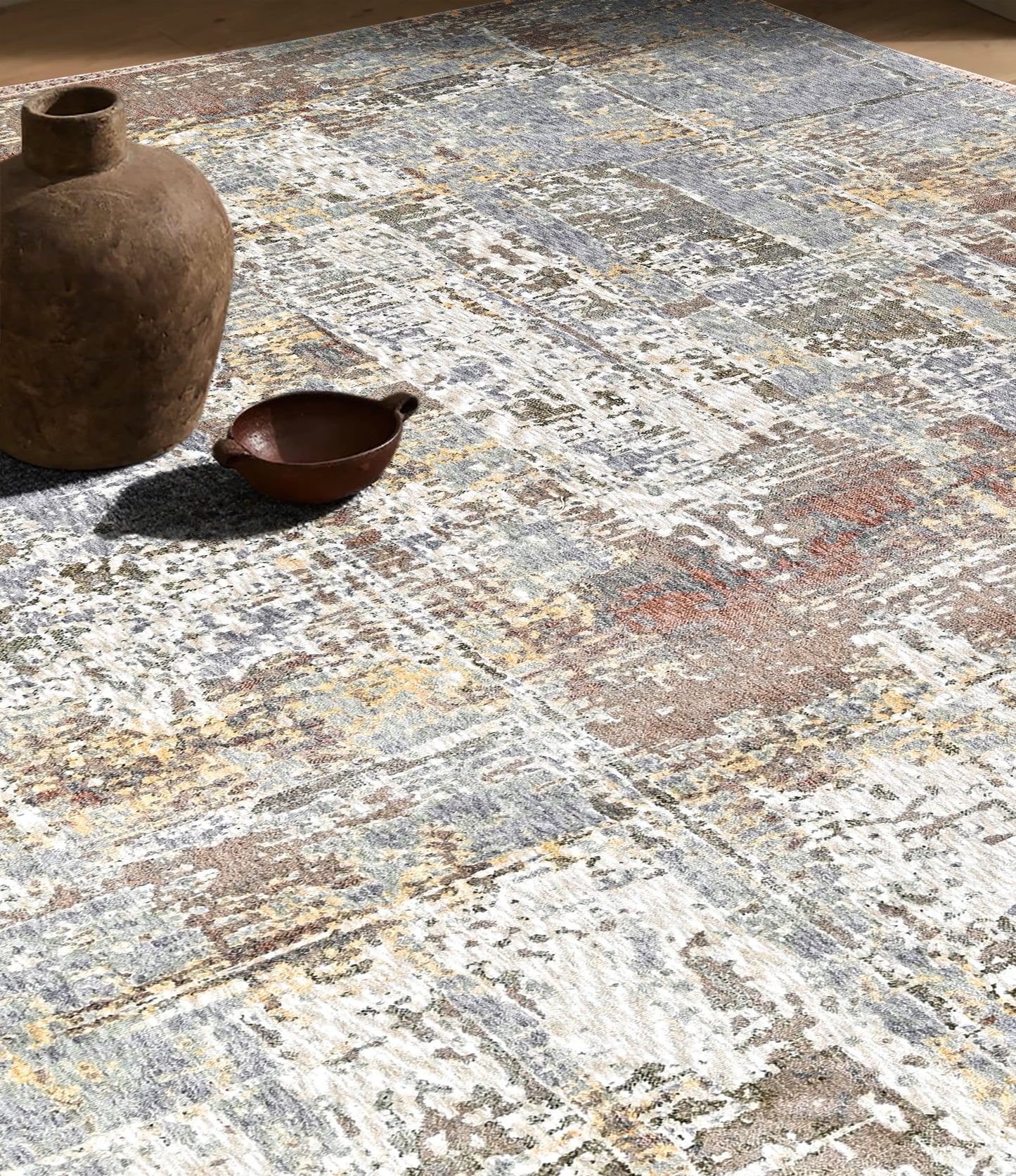Aurora Abstract Rug (OSM-07 BLUE)