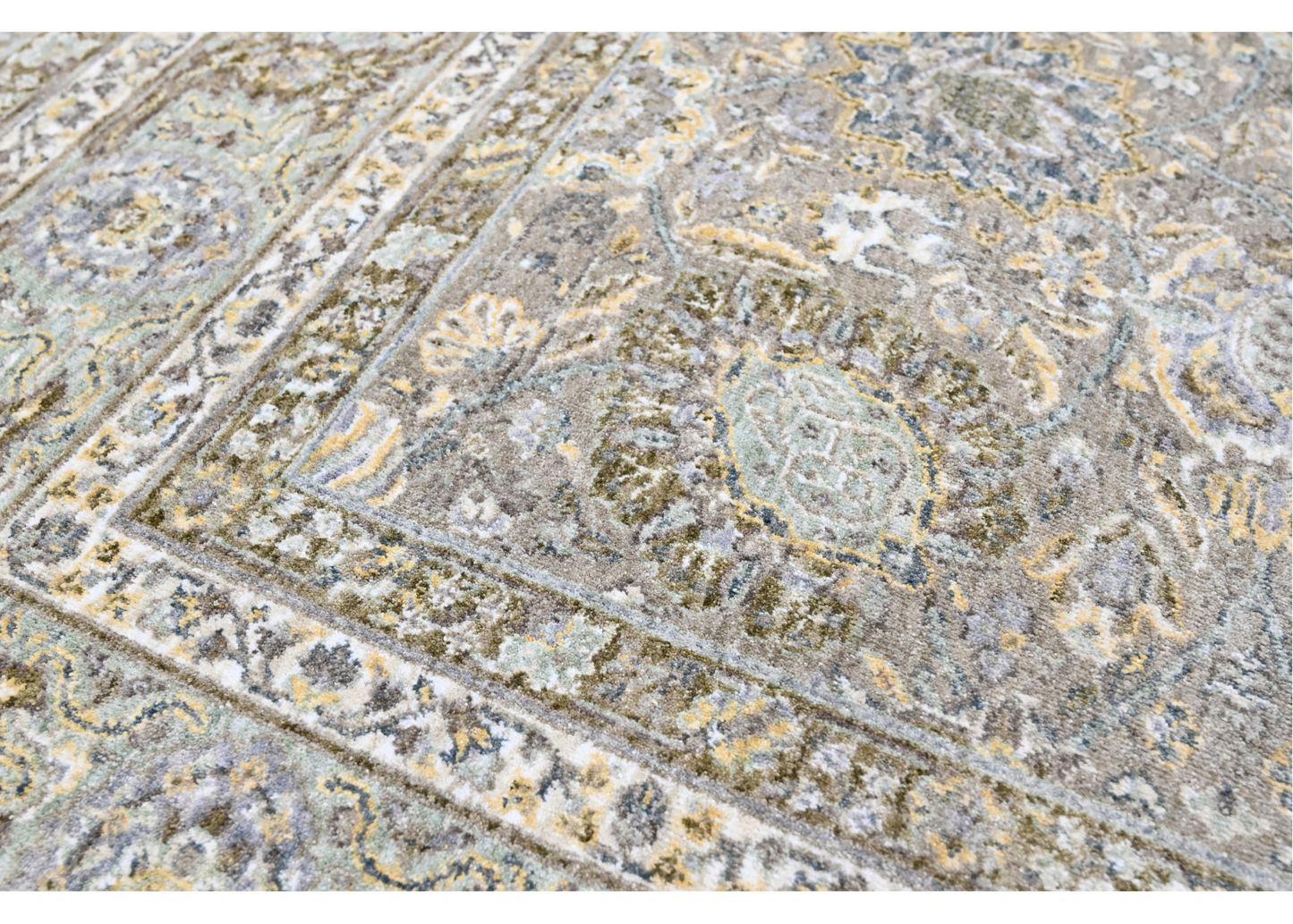 Regal Harmony Rug Beige/Aqua (OSM-TM-25)