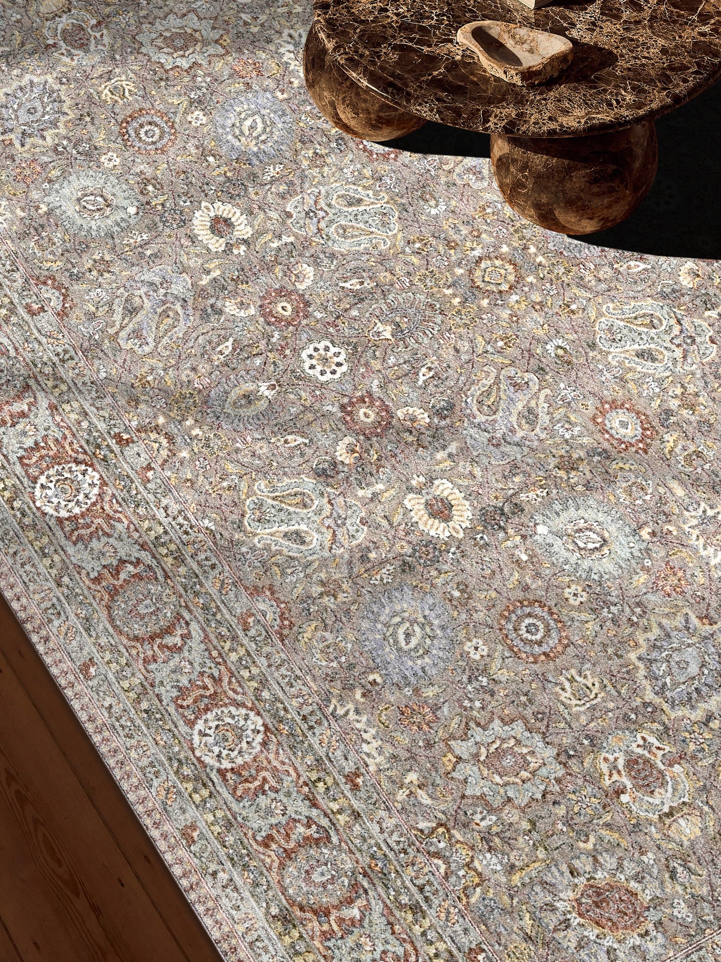Regal Harmony Rug Beige/Rust (OSM-TM-25)