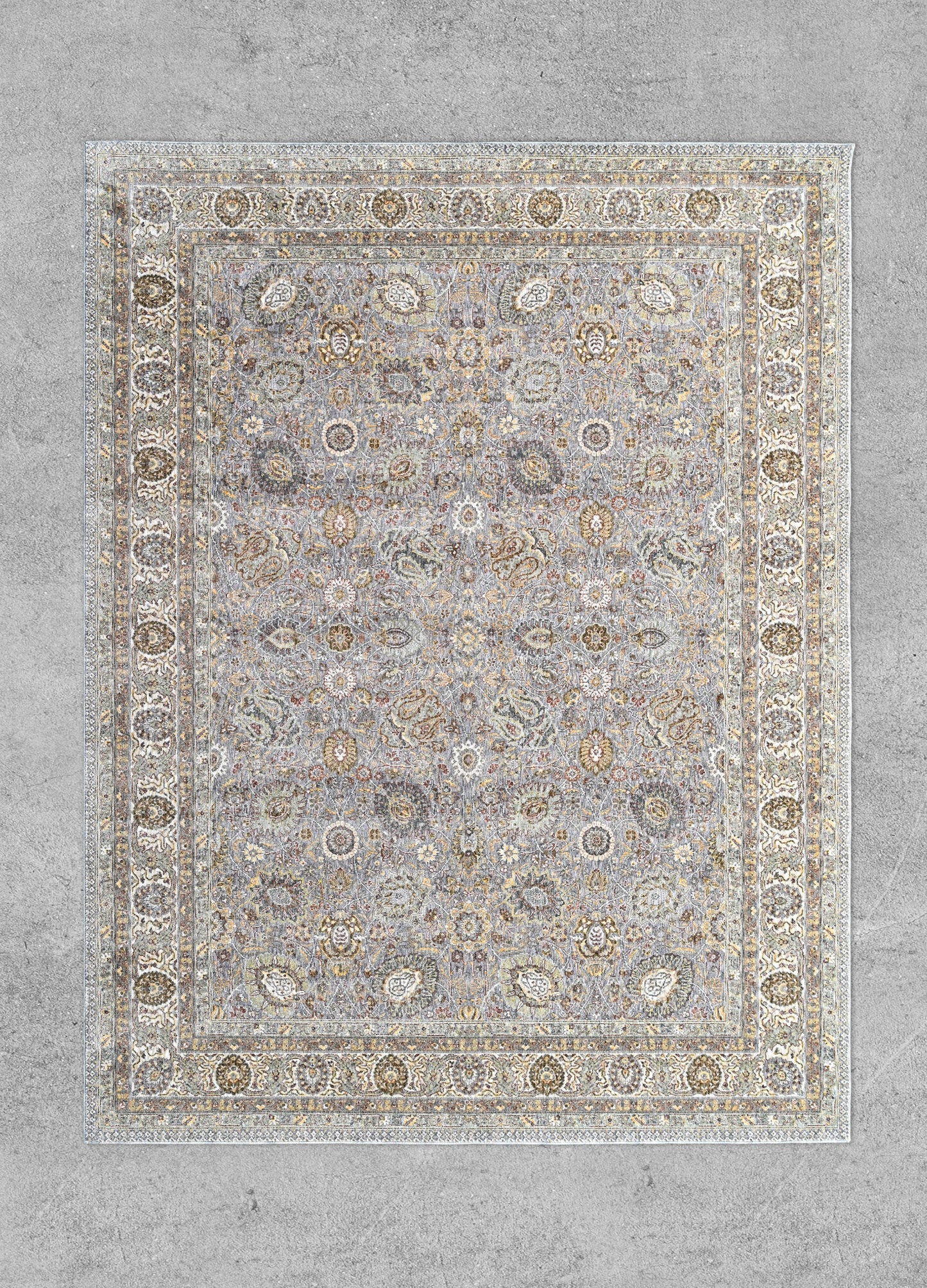 Regal Harmony Rug Silver/Aqua (OSM-TM-25)