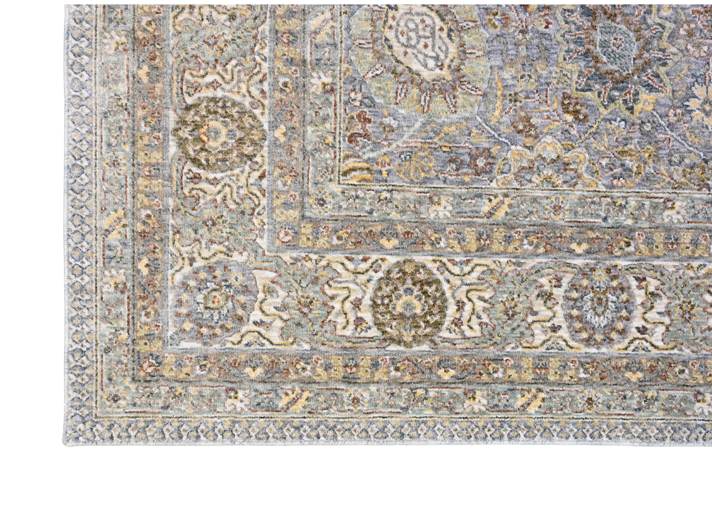 Regal Harmony Rug Silver/Aqua (OSM-TM-25)