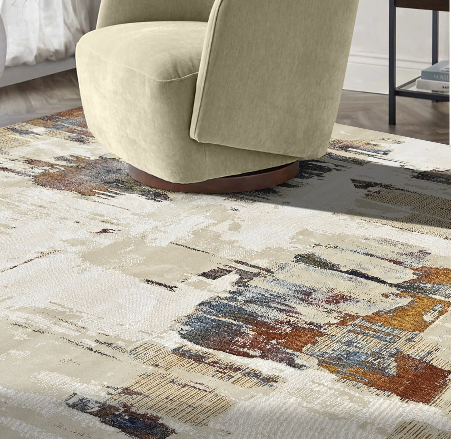 Rustic Mirage Powerloom Rug (UV02)