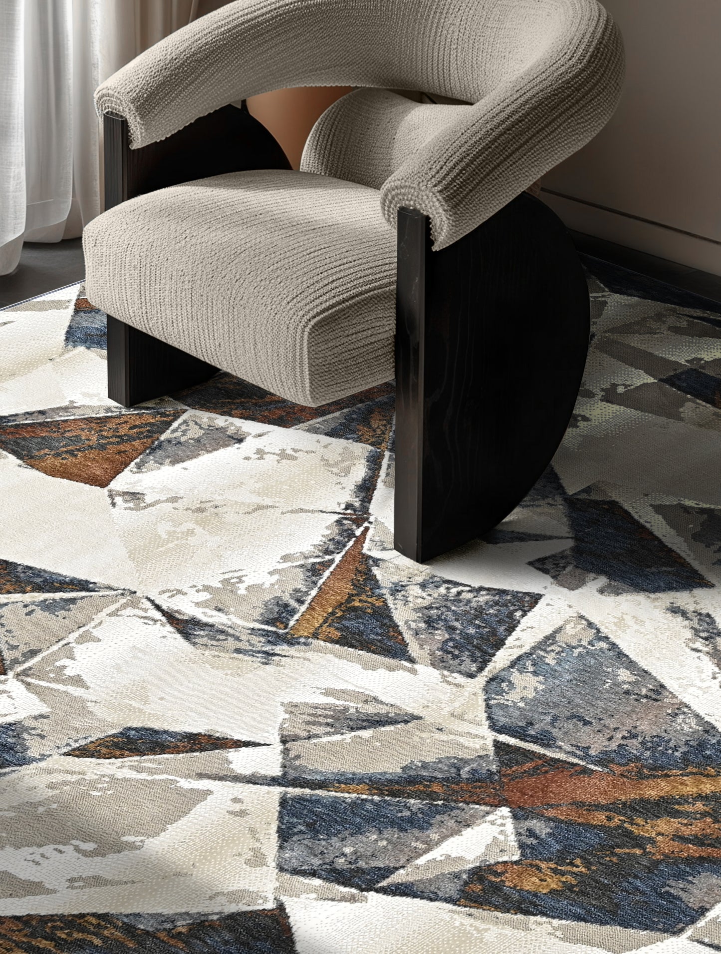 Prism Earth Powerloom Rug (UV14)