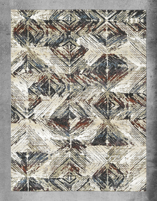 Tribal Mirage Powerloom Rug (UV22 Green)