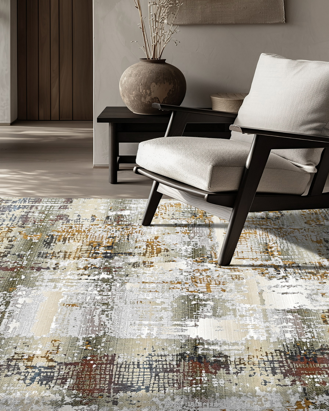 Sienna Mist Powerloom Rug (UV 16 GREEN)
