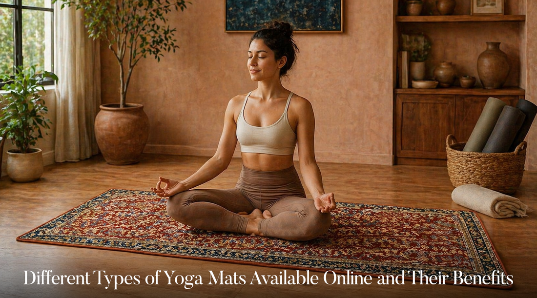 Different Types Of Yoga Mats Available Online and Their Benefits