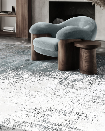 Lunara Mist Powerloom Rug (AMI 10 BLUE)