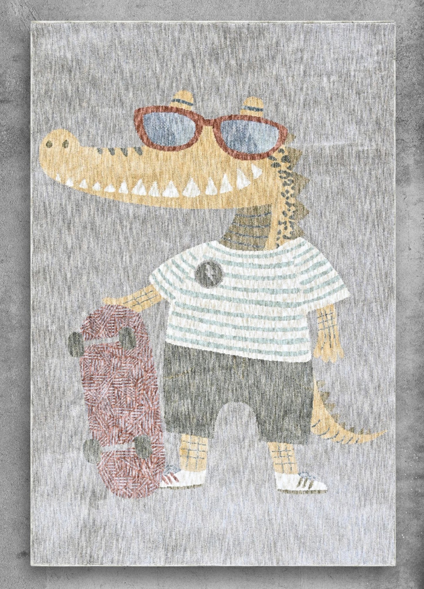Coolcroc Olive Kids Rug
