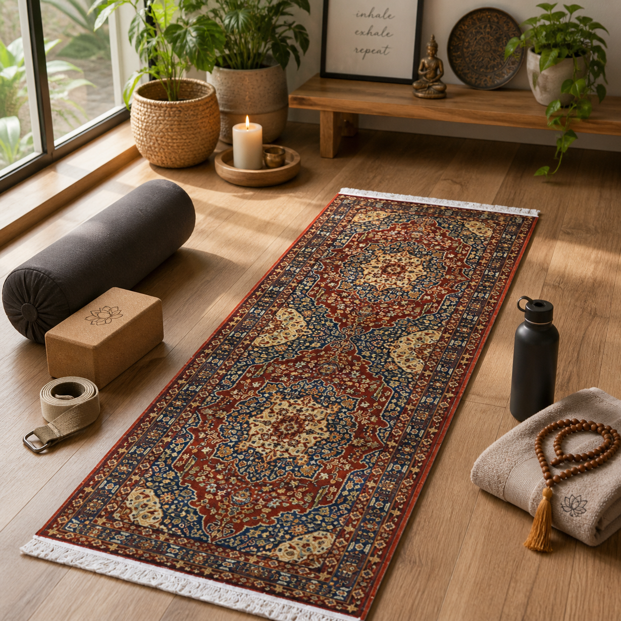 Petra Essence Red Yoga Mat.