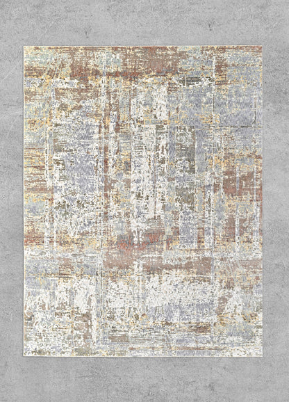 Aurora Abstract Rug (OSM-07 BLUE)