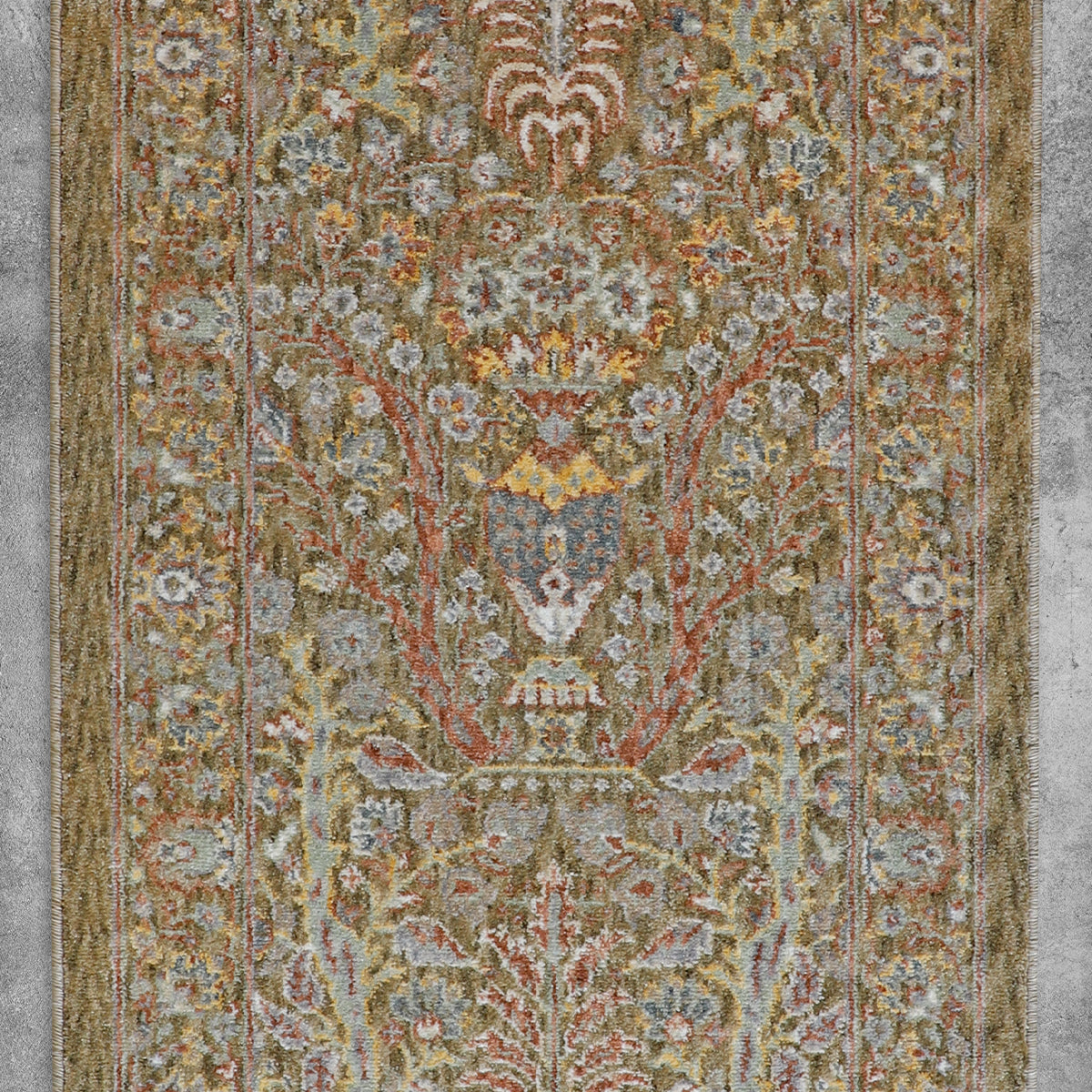 Olive Heritage Flow – Powerloom Yoga Mat
