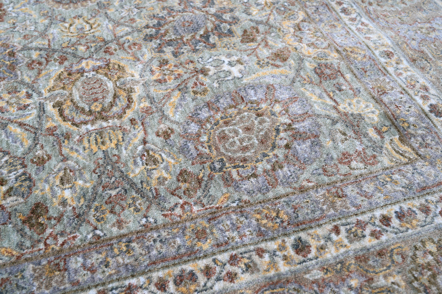 Regal Harmony Rug Aqua/Beige (OSM-TM-25)