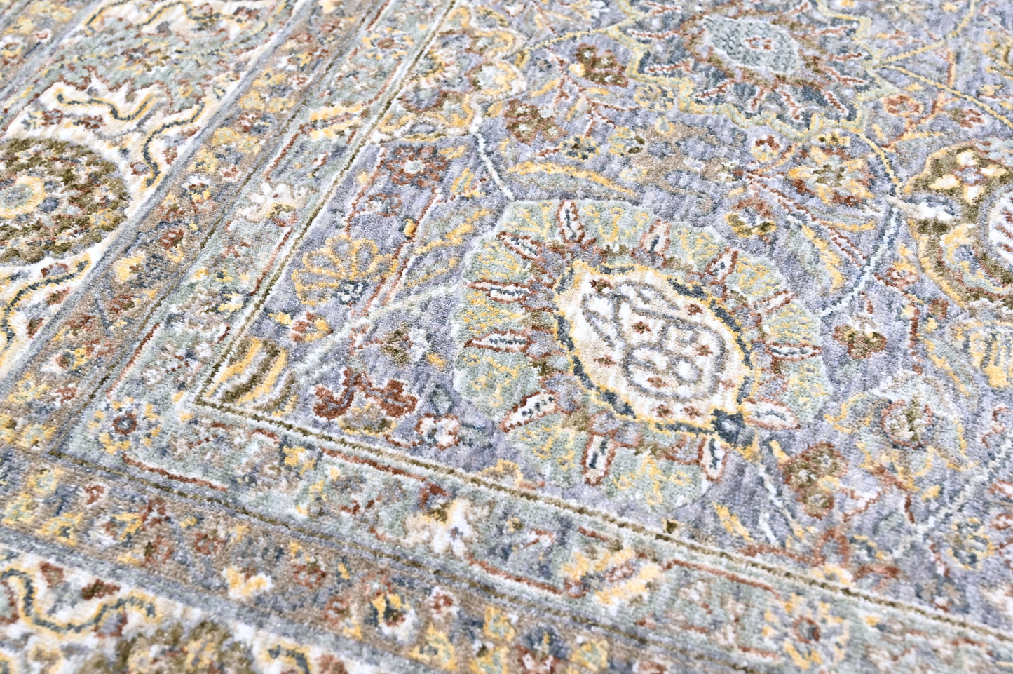 Regal Harmony Rug Silver/Aqua (OSM-TM-25)