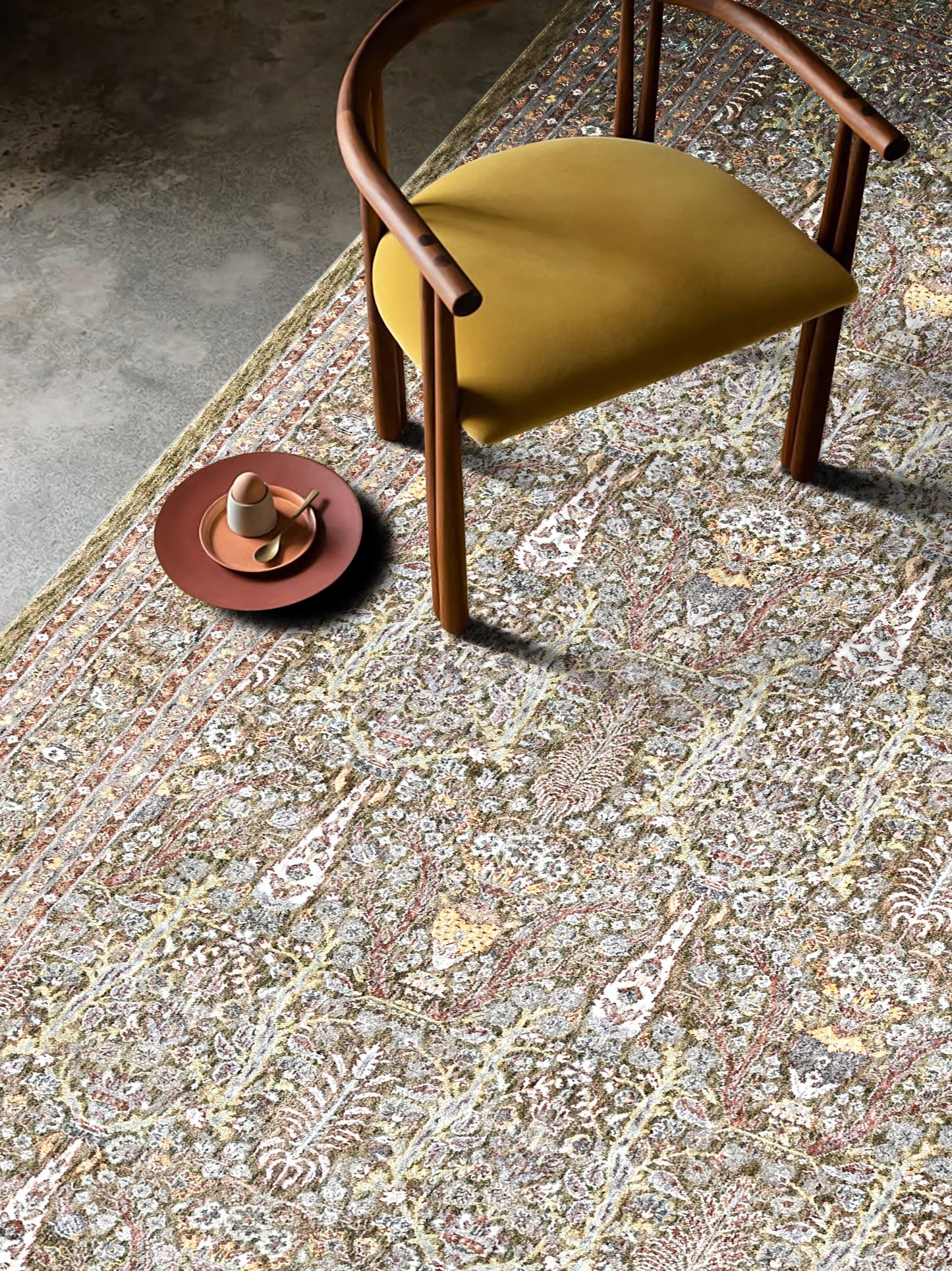 Imperial Arc Rug (OSM TM-27 OLIVE)