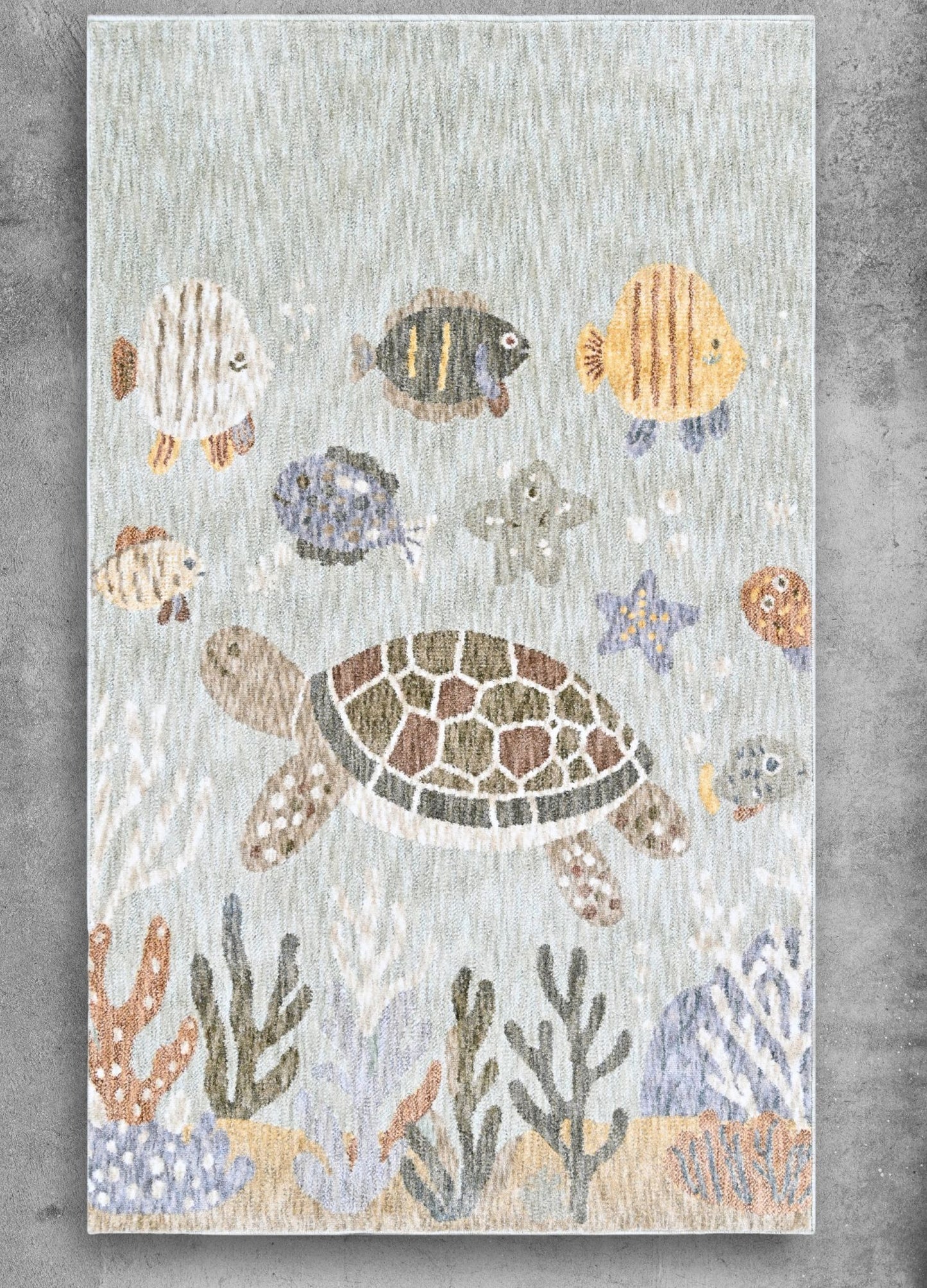 Seaworld Sea Aqua Kids Rug
