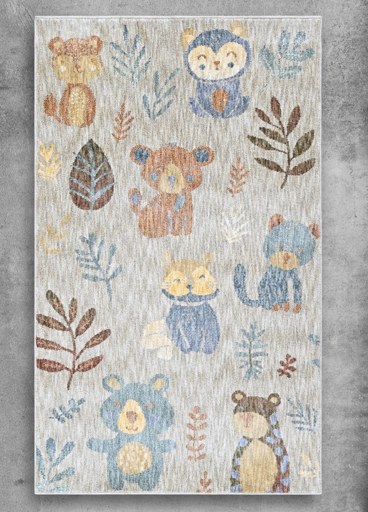 Teddy Sand Multi Kids Rug