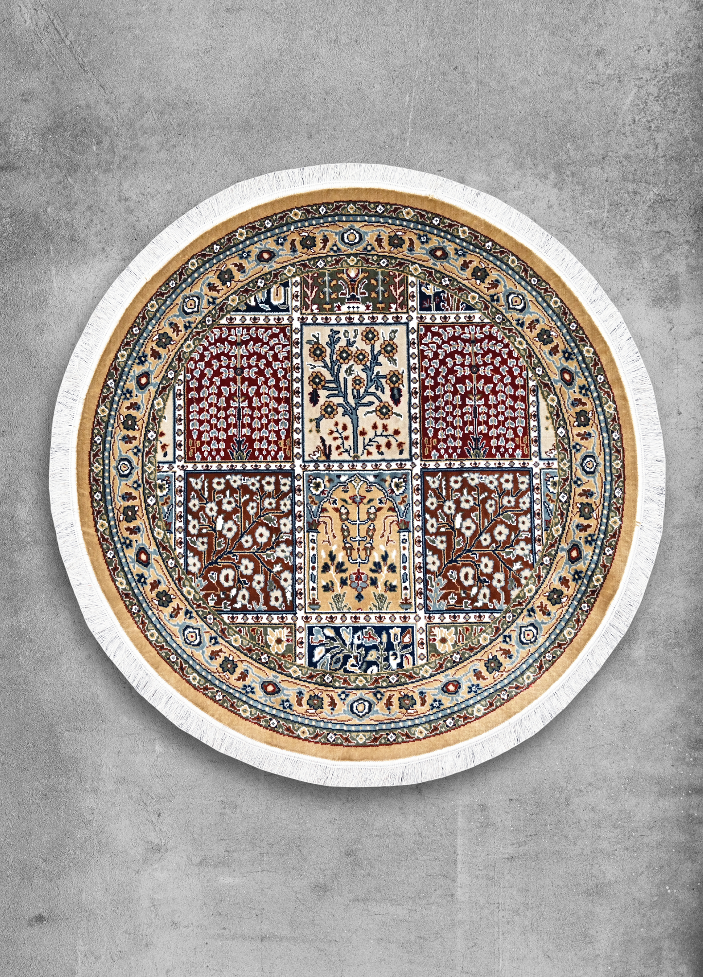 Mehrab Beige Round Rug