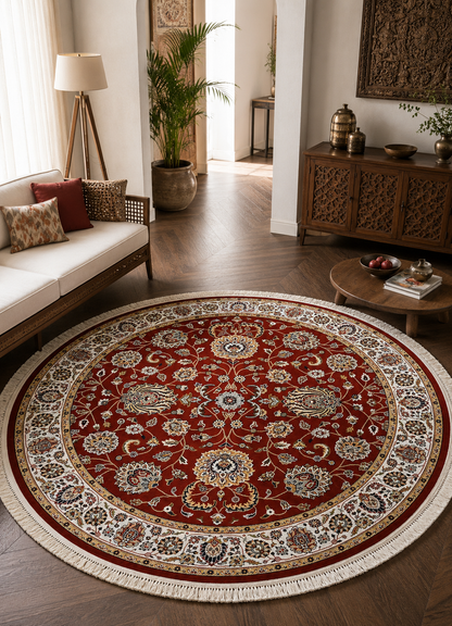 Shahi Gulzar Round Rug