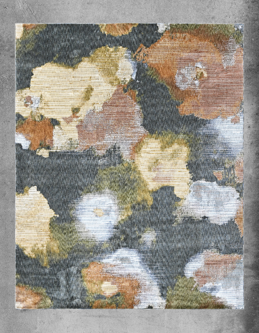 Kyoto Mist Powerloom Rug (UV-04 8-GREY)