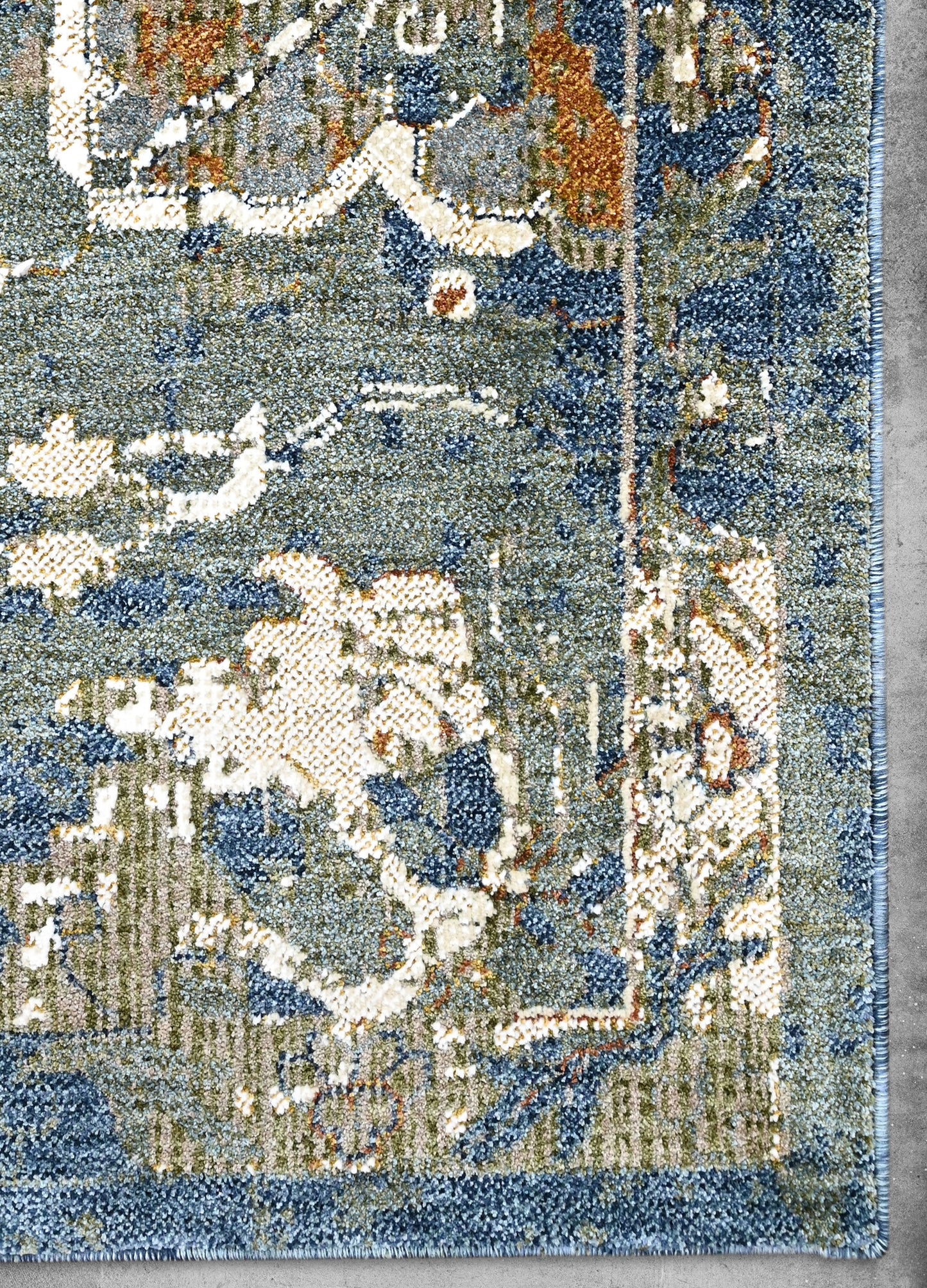 Azure Whispers Powerloom Rug
