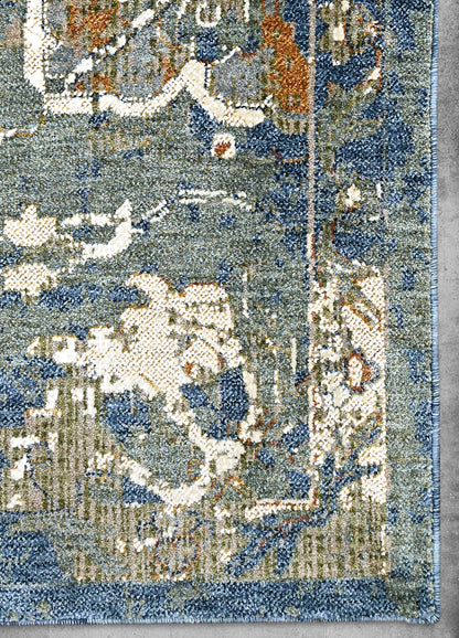 Azure Whispers Powerloom Rug