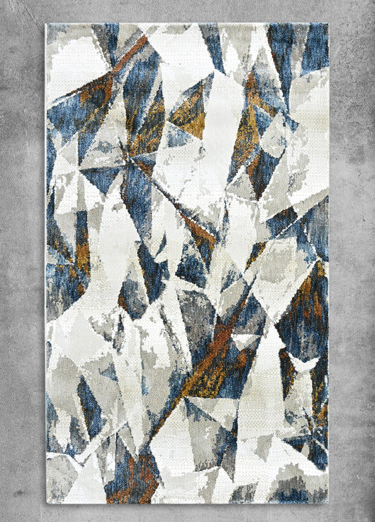 Geo Eclipse Powerloom Rug