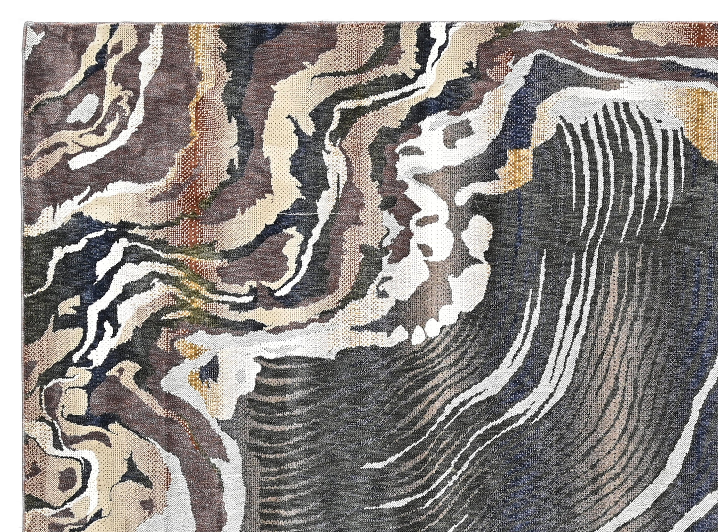 Obsidian Flow Powerloom Rug (UV15)