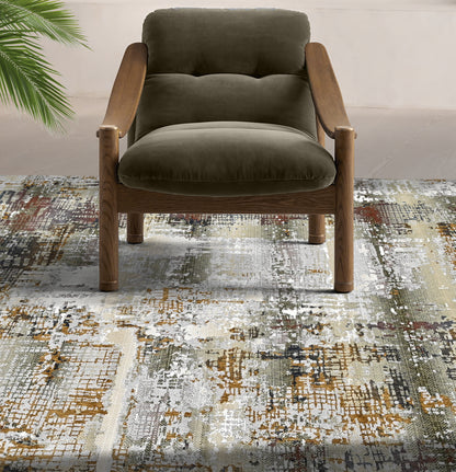 Pixel Weave Powerloom Rug (UV17)