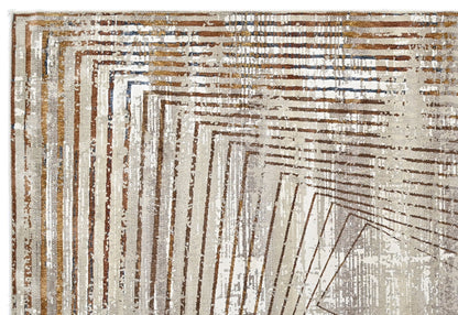 Vortex Ember Powerloom Rug (UV18 Gold)