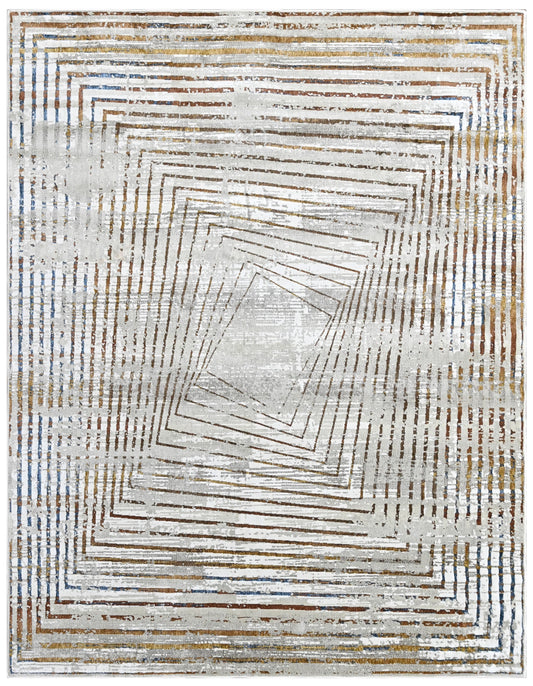 Vortex Ember Powerloom Rug