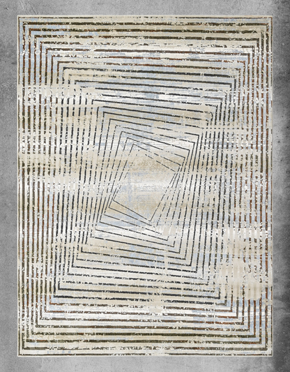 Vortex Ice Powerloom Rug (UV18 Blue)