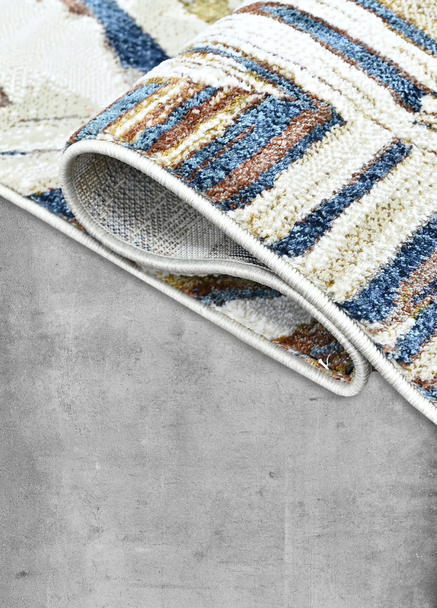 Beige / Blue