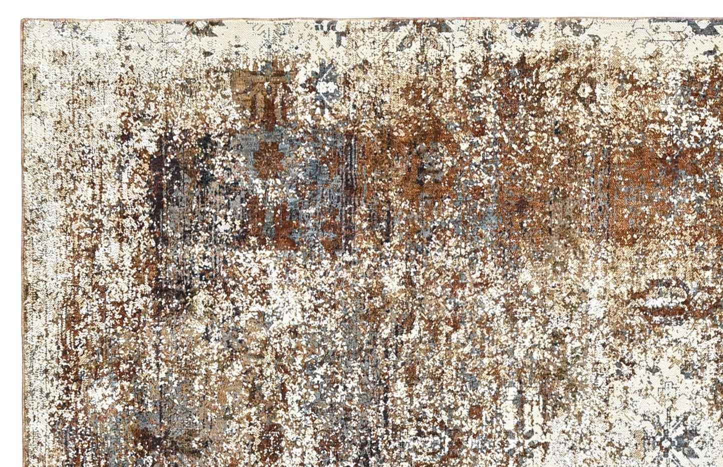 Rust Patina Powerloom Rug (UV21 Rust)