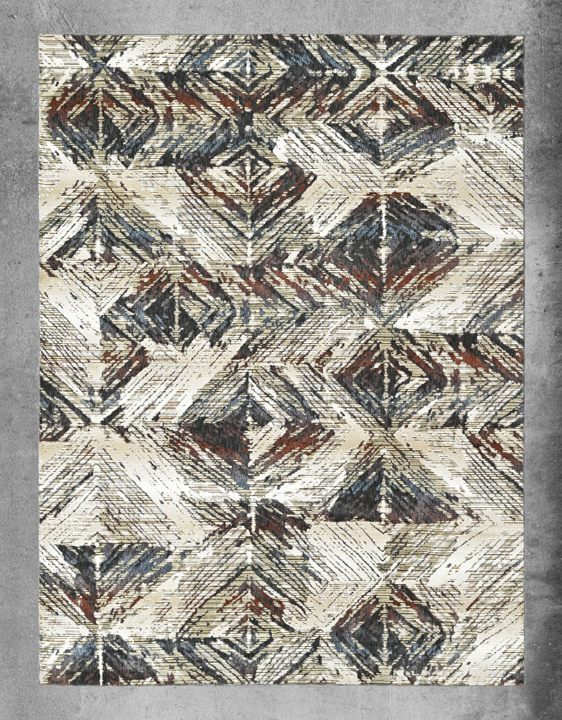 Tribal Mirage Powerloom Rug (UV22 Green)