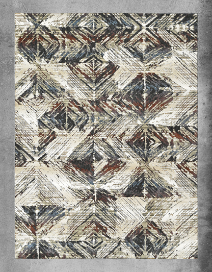 Tribal Mirage Powerloom Rug (UV22 Green)