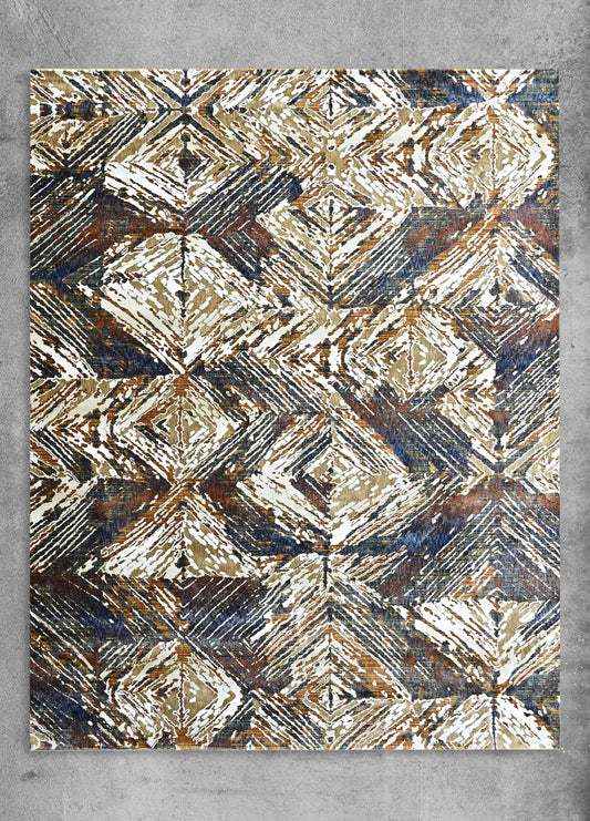 Rust Patina Powerloom Rug