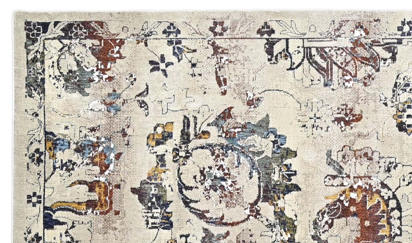 Persian Dusk Powerloom Rug (UV24 Blue)