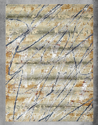 Azure Whispers Powerloom Rug (UV13)