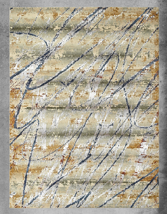 Azure Whispers Powerloom Rug (UV13)