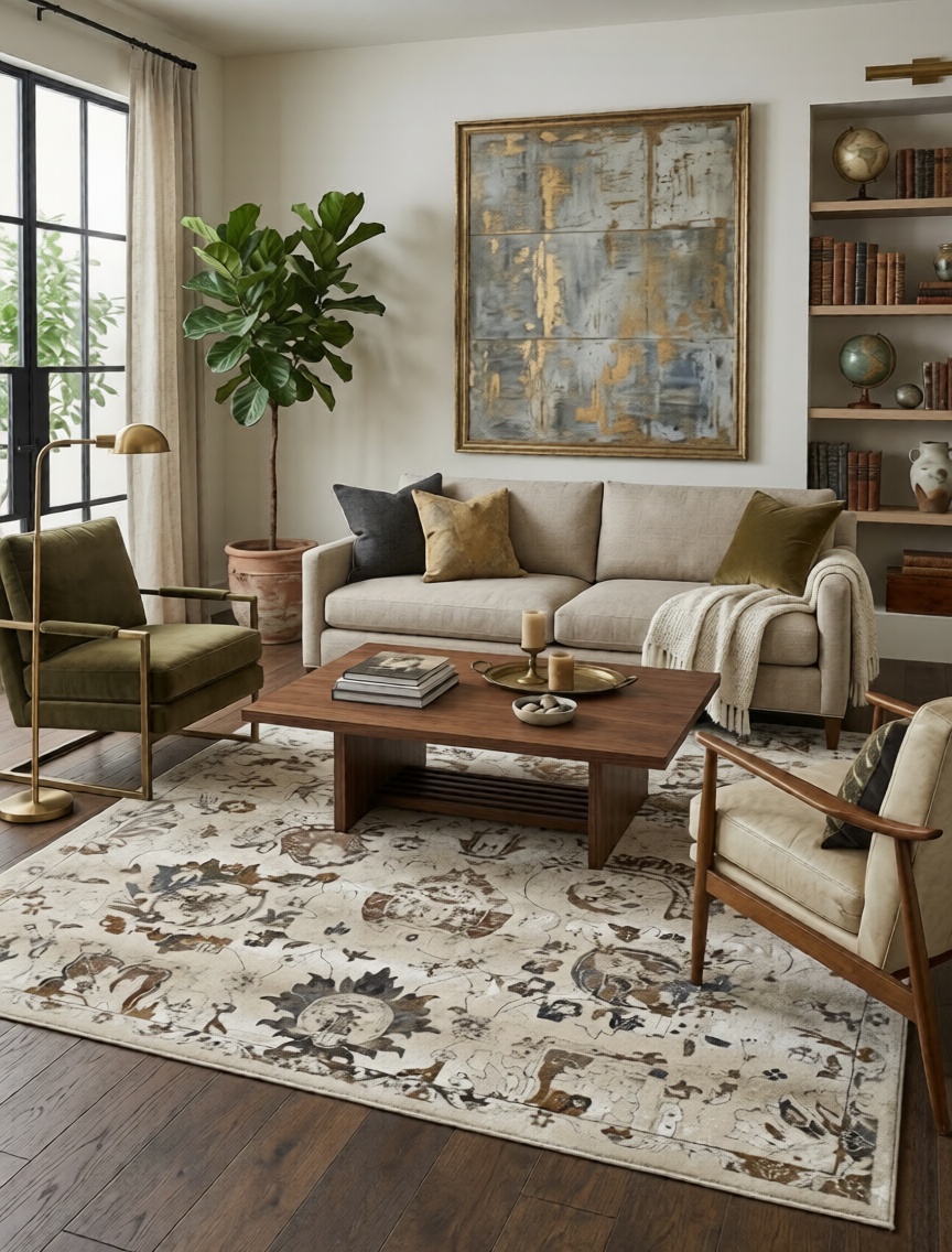 Florentine Relic Powerloom Rug